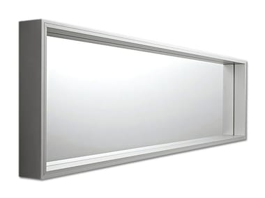 EXTRA LARGE - Wall-mounted framed rectangular mirror by Kristalia