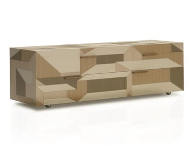 INLAY - Wooden sideboard / chest of drawers by Porro