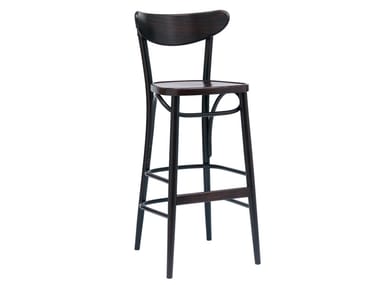 BANANA - High stool with footrest by TON