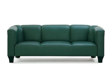 PALAIS STOCLET - Leather sofa by Wittmann