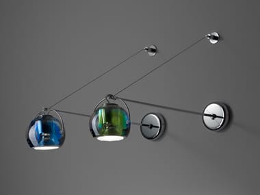 BELUGA COLOUR - Adjustable wall lamp by Fabbian