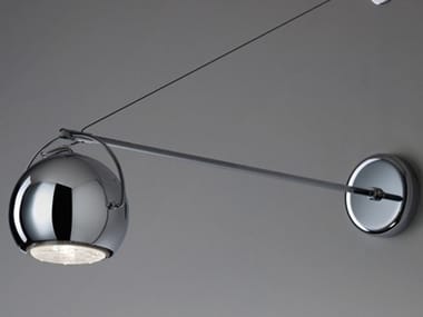 BELUGA STEEL - Wall lamp by Fabbian