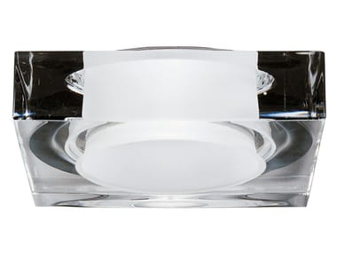 LUI - Recessed crystal spotlight for false ceiling by Fabbian