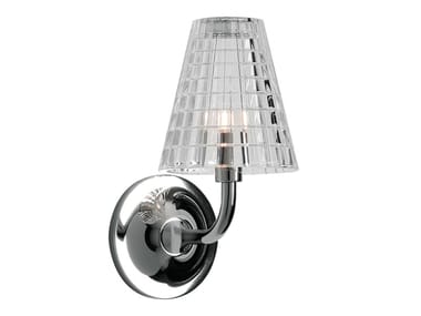 FLOW - Crystal wall lamp by Fabbian