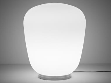 LUMI BAKA - Glass table lamp by Fabbian