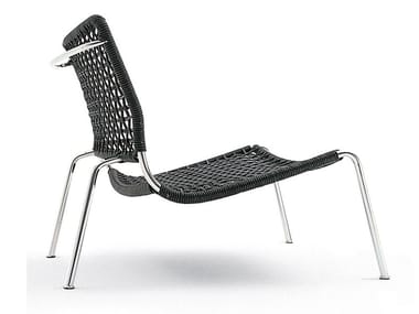 FROG - Garden steel and PVC easy chair by Living Divani