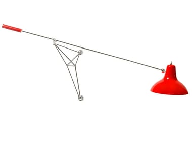 DIANA - Adjustable chrome plated wall lamp by Delightfull