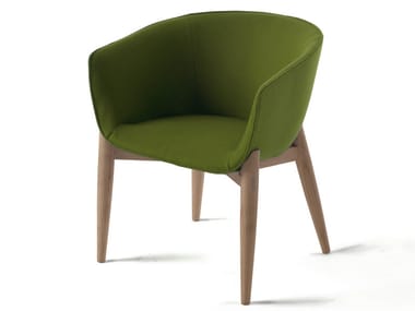 LULEA - Upholstered chair with removable cover by Living Divani