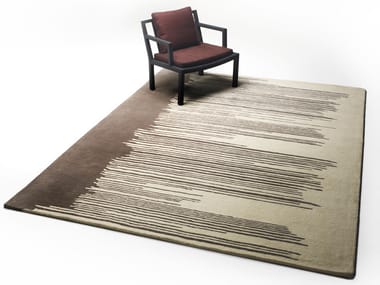 DRIPPY - Rectangular wool rug by Living Divani