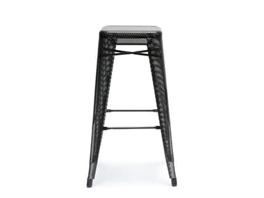 H PERFORATED - High stool by Tolix