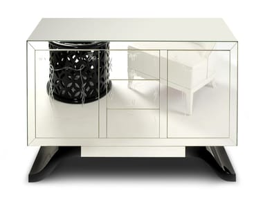 METROPOLITAN - Mirrored glass sideboard with doors by Boca do Lobo