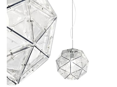 POLIEDRO - Polycarbonate pendant lamp by Martinelli Luce