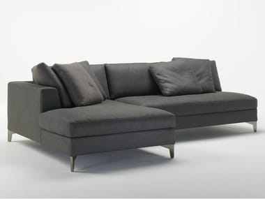 LOUIS UP - Modular sofa with removable cover by Meridiani