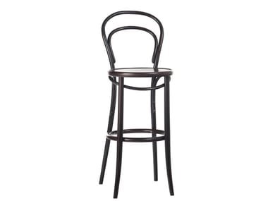 N¡Æ 14 - High wooden stool with footrest by TON