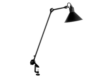 N¡Æ201 - Adjustable with swing arm stainless steel desk lamp by DCW Editions