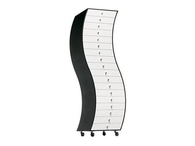 PROGETTI COMPIUTI SIDE 1 - Curved chest of drawers by Cappellini