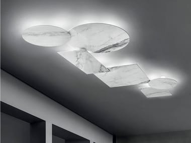 PUZZLE MEGA RENOIR BY INFINITY - Marble wall lamp / ceiling lamp by Lodes