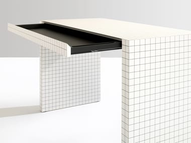 QUADERNA 2750 - Honeycomb console table / secretary desk by Zanotta