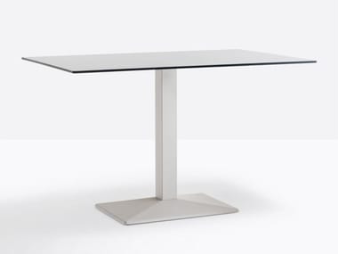 QUADRA 4570 - Rectangular bistro side table by Pedrali