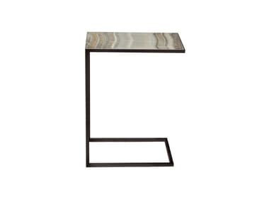 QUADRO - Rectangular ceramic side table by Sovet Italia