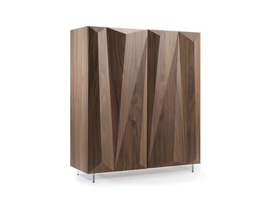 QUARTZ - Wooden highboard by Reflex