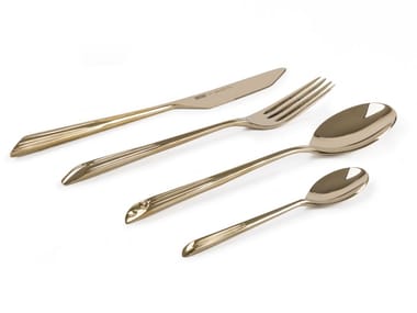 QUASAR - Brass cutlery set (Request Info)