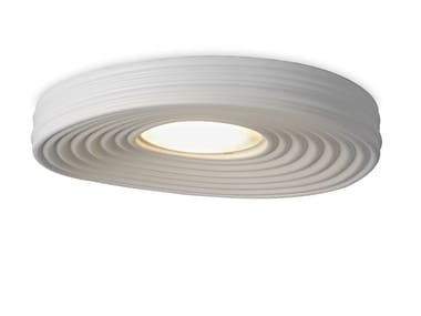 R.O.M.A. - LED plaster ceiling light by Karman