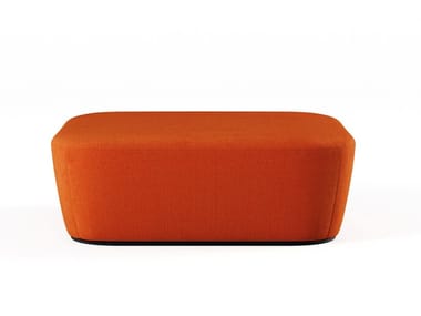 RADAR - Upholstered square fabric pouf by Frezza