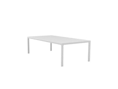 RAGLAN TABLE ME8590 - Low rectangular Solid Surface coffee table by Andreu World