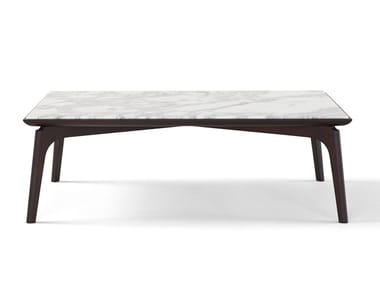 OLGA - Rectangular marble coffee table by Amura