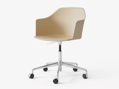 RELY HW53 - Height-adjustable polypropylene office chair with 5-Spoke base by &tradition