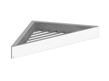 RETTANGOLO - Brass bathroom wall shelf by Gessi