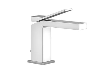 RETTANGOLO K - Countertop chromed brass washbasin mixer with pop up waste by Gessi