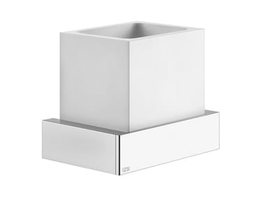 RETTANGOLO - Wall-mounted toothbrush holder in resin and brass by Gessi