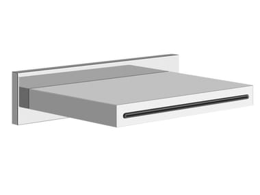 RETTANGOLO - Chromed brass waterfall spout by Gessi