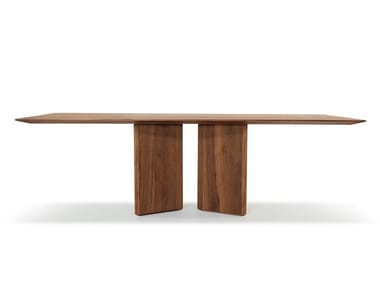 REVO TABLE - Rectangular solid wood table by Riva 1920