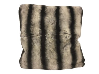 REX - Square fur cushion by Longhi