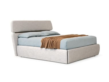 RIALTO - Fabric double bed with high headboard by Pianca