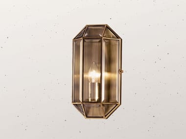 RILEGATO 402.00.80 - LED direct light brass wall light by Il Fanale