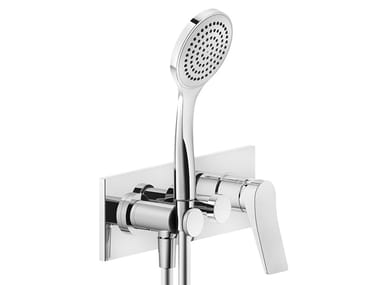 RILIEVO - 3 hole brass shower mixer with hand shower by Gessi