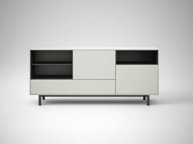 DETAILS - Wooden sideboard with drawers by Novamobili