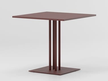 RINGER - Square aluminium table by Kettal