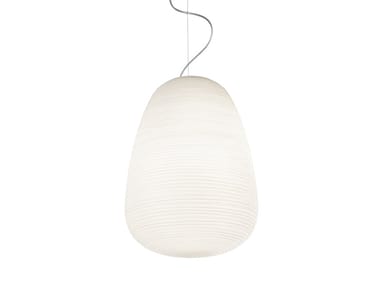 RITUALS 1 - Blown glass pendant lamp by Foscarini