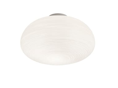 RITUALS 2 - Blown glass ceiling lamp by Foscarini