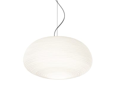 RITUALS 2 - Blown glass pendant lamp by Foscarini