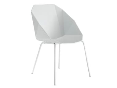 ROCHER - Technopolymer chair with armrests by Ligne Roset