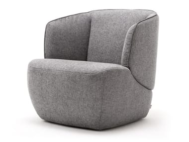 ROLF BENZ 384 - Fabric easy chair with armrests by Rolf Benz