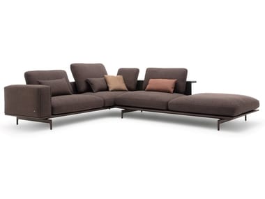 ROLF BENZ 536 LIV SMART - Sectional fabric sofa by Rolf Benz