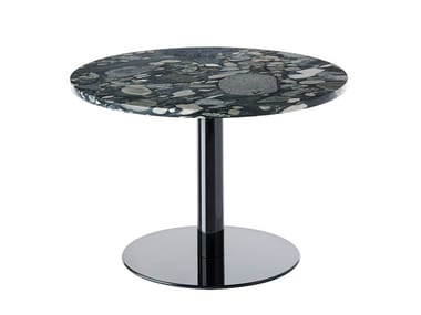 STONE TABLE - Round marble coffee table by Tom Dixon