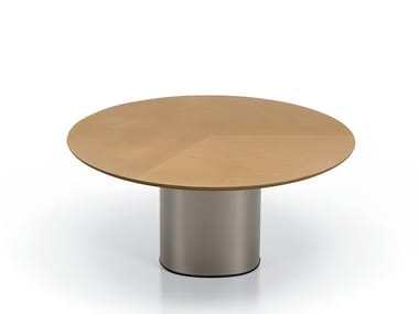 HOLO PILLAR - Round dining table by Kristalia